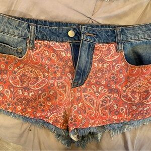 Forever 21 size 28 blue jean shorts